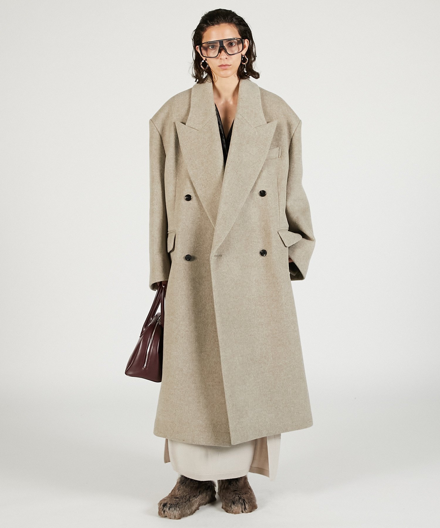 PRANK PROJECT スーパービックコート プランク プロジェクト ジャケット・アウター チェスターコート ブラック グレー【送料無料】のサムネイル