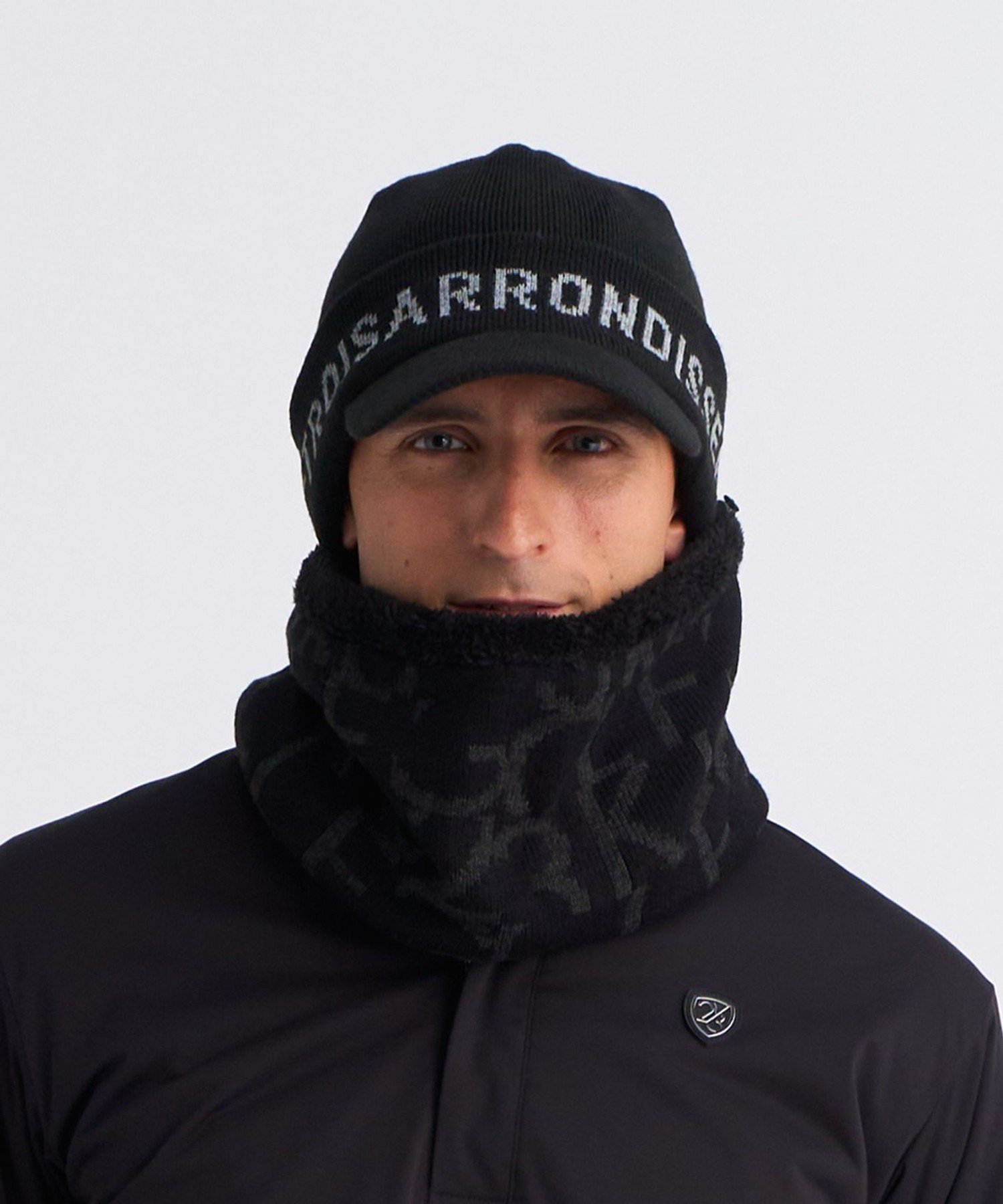 23区GOLF 【UNISEX】リバーシブルネックウォーマー ニジュウサンクゴルフ 福袋・ギフト・その他 その他 ブラック ホワイト【送料無料】