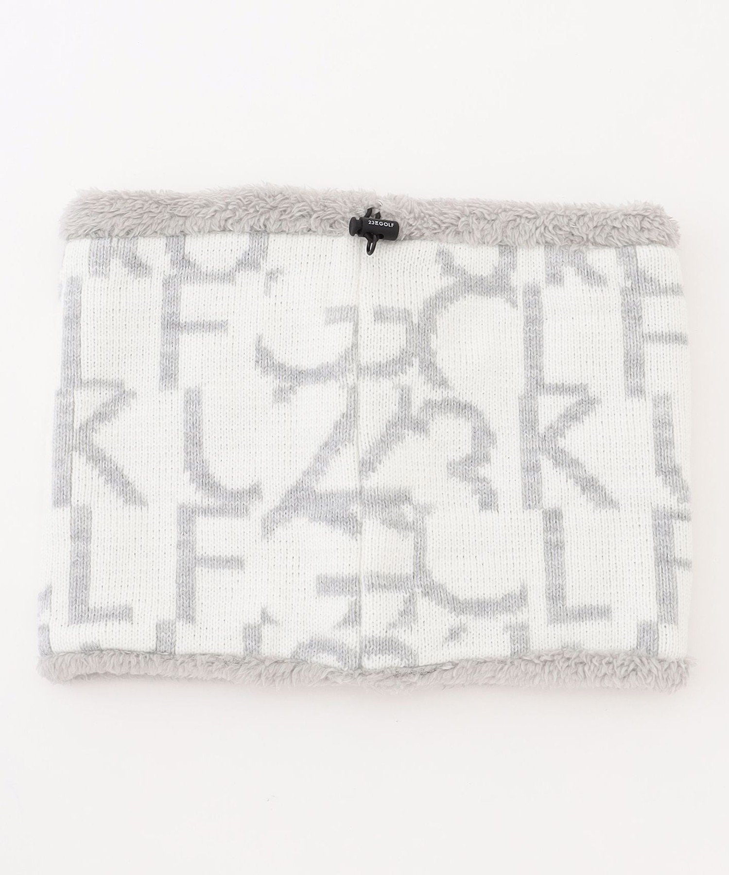 23区GOLF 【UNISEX】リバーシブルネックウォーマー ニジュウサンクゴルフ 福袋・ギフト・その他 その他 ブラック ホワイト【送料無料】