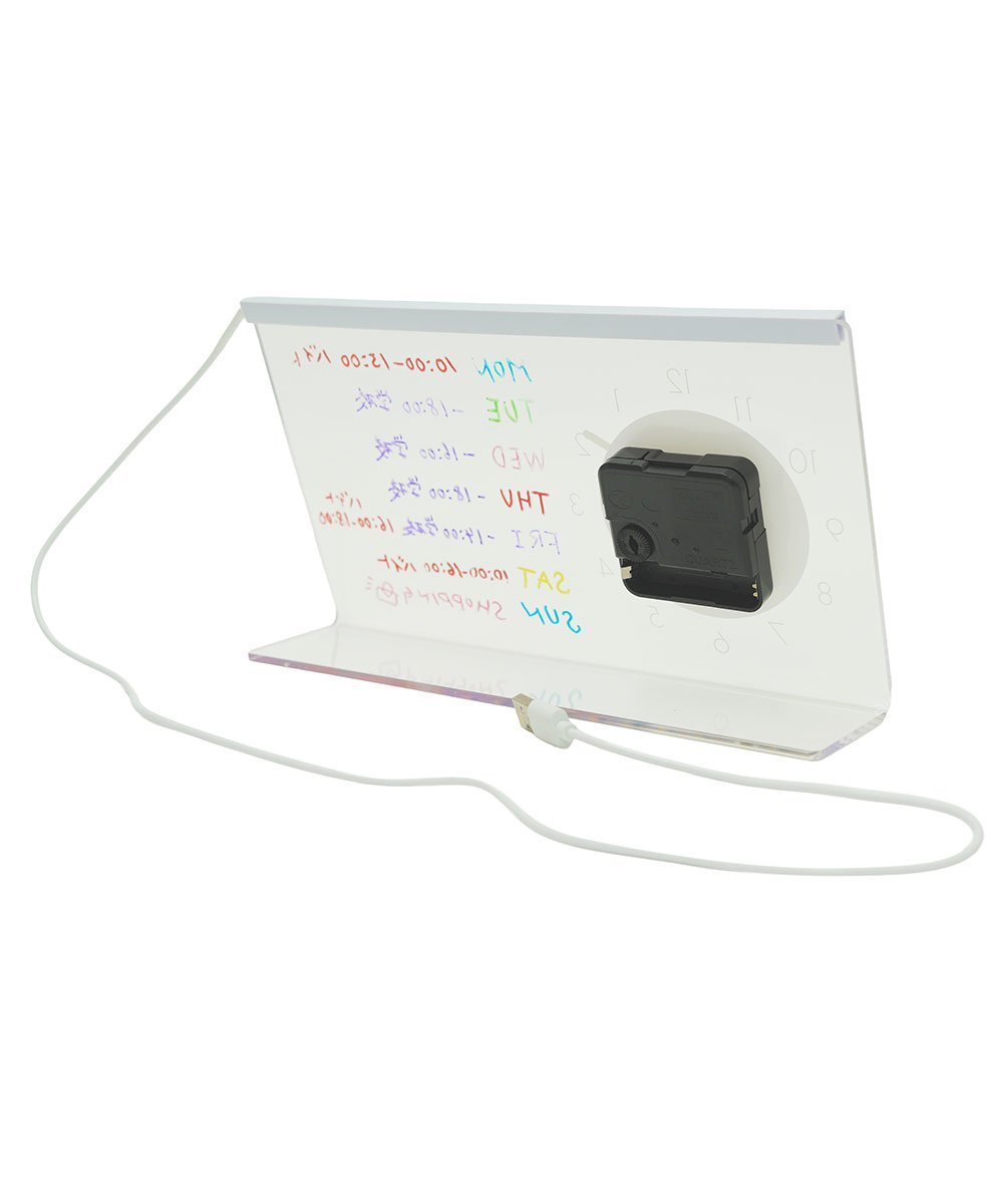 entre square bcl アクリルボードクロック アントレスクエア インテリア・生活雑貨 時計 [2]