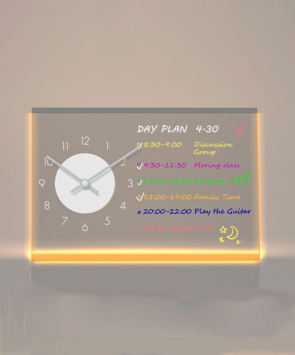 entre square bcl アクリルボードクロック アントレスクエア インテリア・生活雑貨 時計 [3]