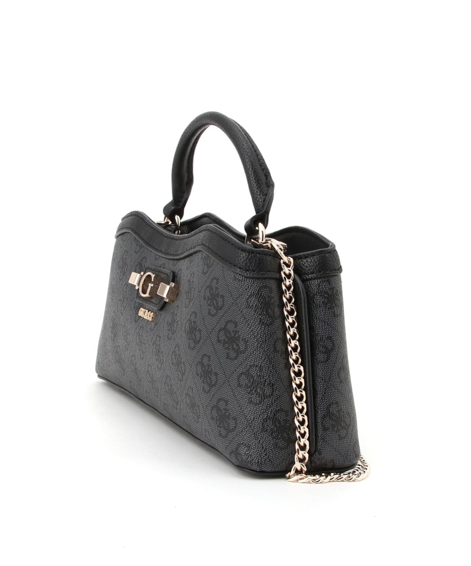 GUESS/(W)LINDSEY Small Satchel ゲス バッグ ショルダーバッグ ブルー グレー