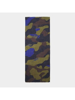 Camouflage Wool Scarf ZRSN674: Moss Green Camouflage Wool Scarf ZRSN674: Moss Green