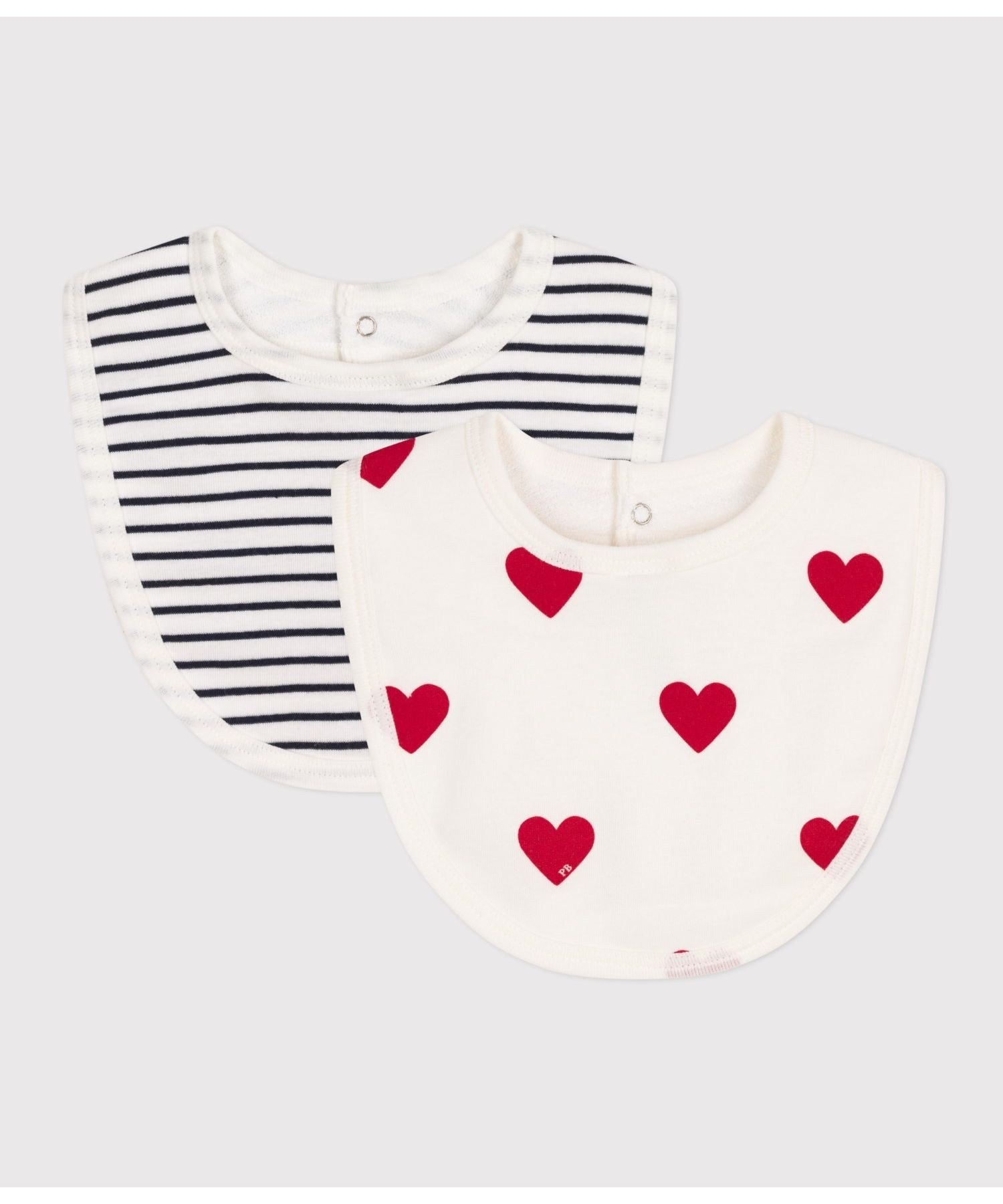 プチバトー ベビー服 男の子 PETIT BATEAU スタイ2枚組 プチバトー マタニティウェア・ベビー用品 スタイ・よだれかけ【送料無料】