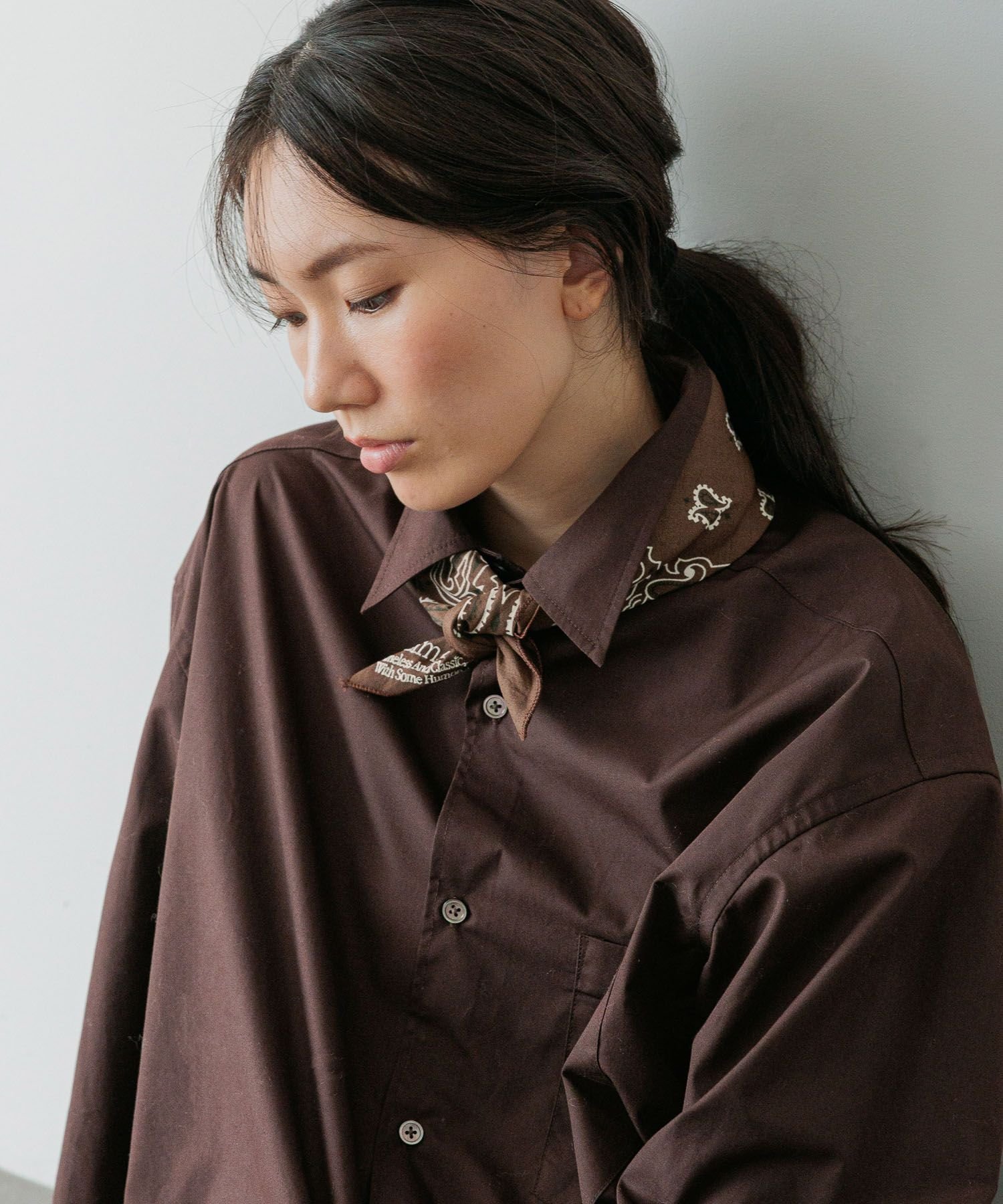 LOWRYS FARM LFM(U)BANDANA ローリーズファーム ファッション雑貨 スカーフ・バンダナ ブラウン ネイビー ホワイト イエロー グリーンのサムネイル