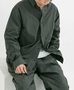 EKAL 『UR TECH』『撥水/UVカット』ナイロンタッサーロングスリーブシャツ アーバンリサーチドアーズ トップス シャツ・ブラウス ブルー ネイビー【送料無料】