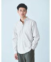 【SALE/20%OFF】UNITED ARROWS green label relaxing 【WEB限定】JUST fit ワイドカラー 長袖 シャツ -ス...