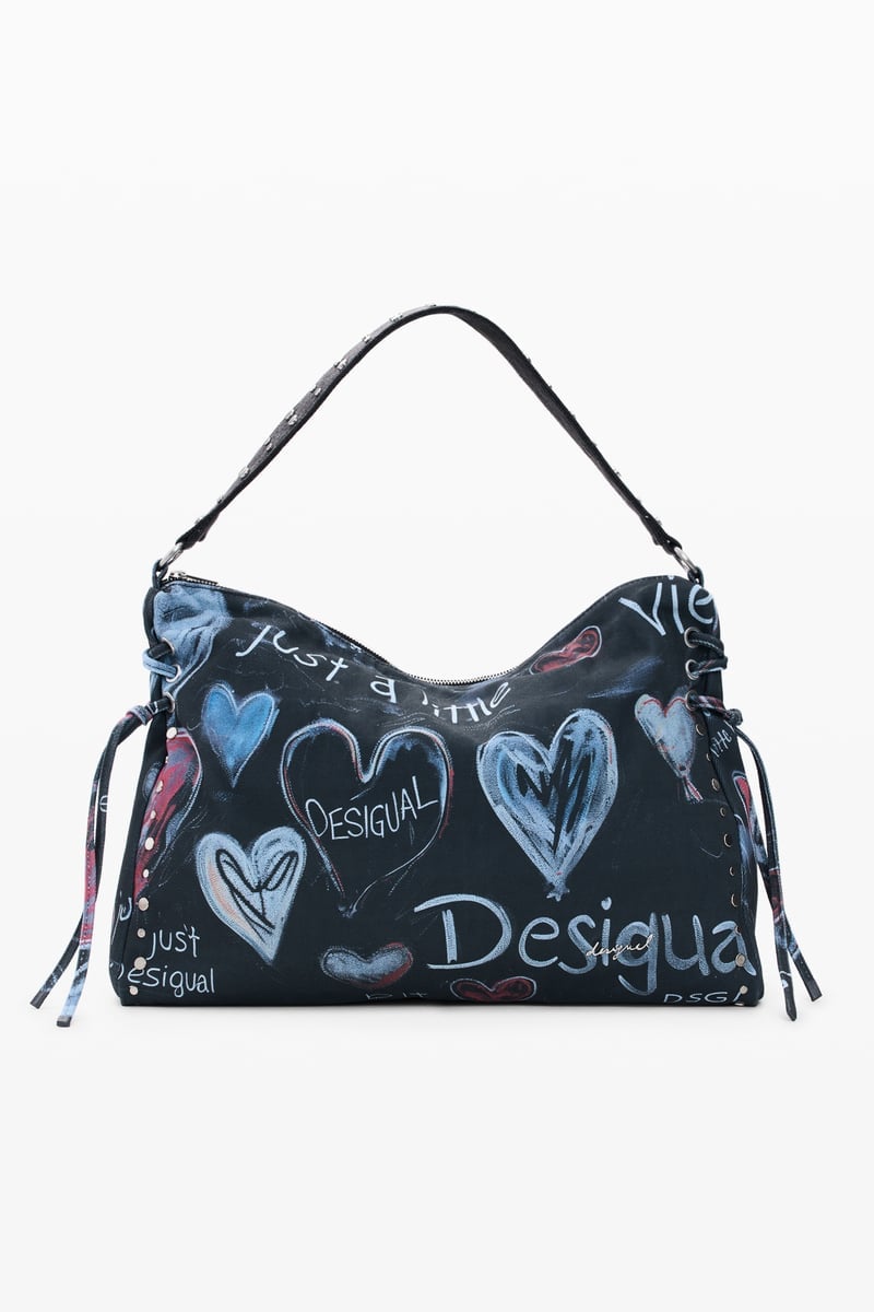 Desigual 大きなグラフィティバッグ デシグアル バッグ トートバッグ【送料無料】