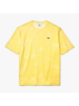 【SALE／30%OFF】LACOSTE ルーズフィットマーブルエフェクトクルーネックTシャツ ラコステ カットソー スウェット【送料無料】