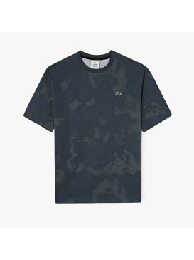 【SALE／30%OFF】LACOSTE ルーズフィットマーブルエフェクトクルーネックTシャツ ラコステ カットソー スウェット【送料無料】