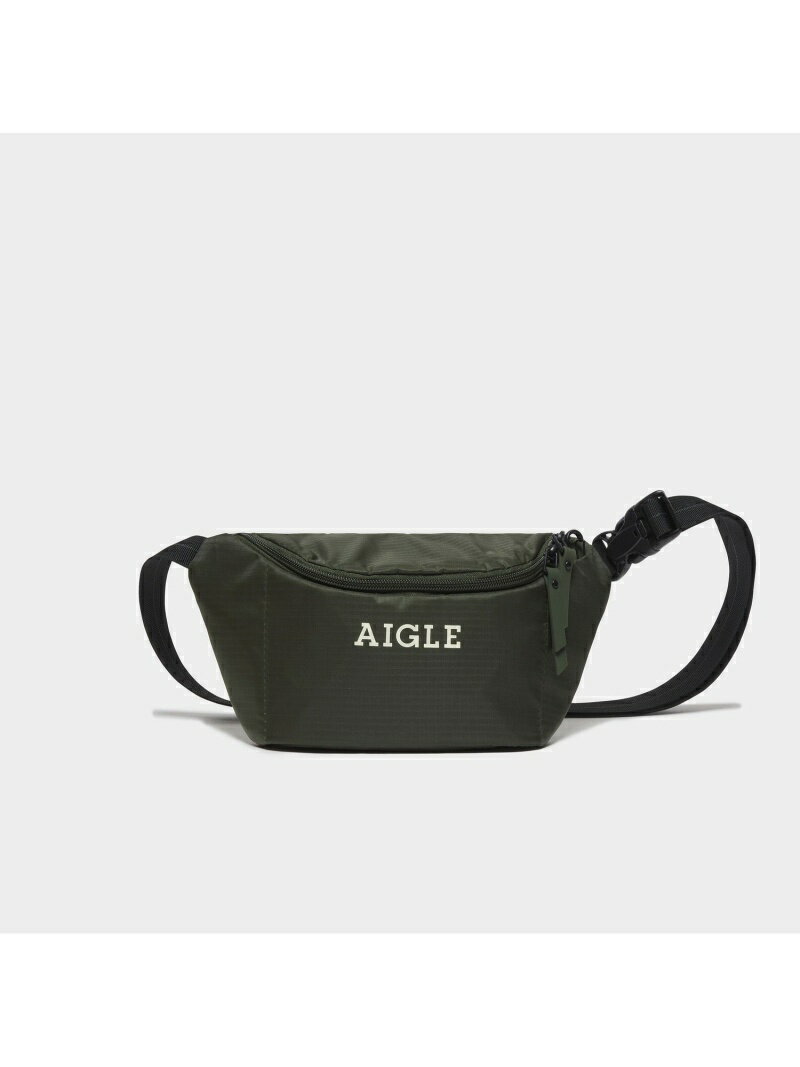 AIGLE イデヴァ ヒップバック エーグル バッグ ボディバッグ・ウエストポーチ カーキ ブラック【送料無料】