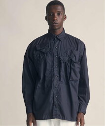 KATHARINE HAMNETT KATHARINE HAMNETT/(U)MULTI POCKET SHIRT リバースプロジェクトストア トップス シャツ・ブラウス ブラック ブルー ホワイト【送料無料】