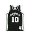 Mitchell ＆ Ness デニス・ロッドマン スパーズ ロード スイングマンジャージ 1993-94 SAN ANTONIO SPURS NBA DARK JERSEY SPURS 19 ルーキーユーエスエー トップス その他のトップス ブラック【送料無料】