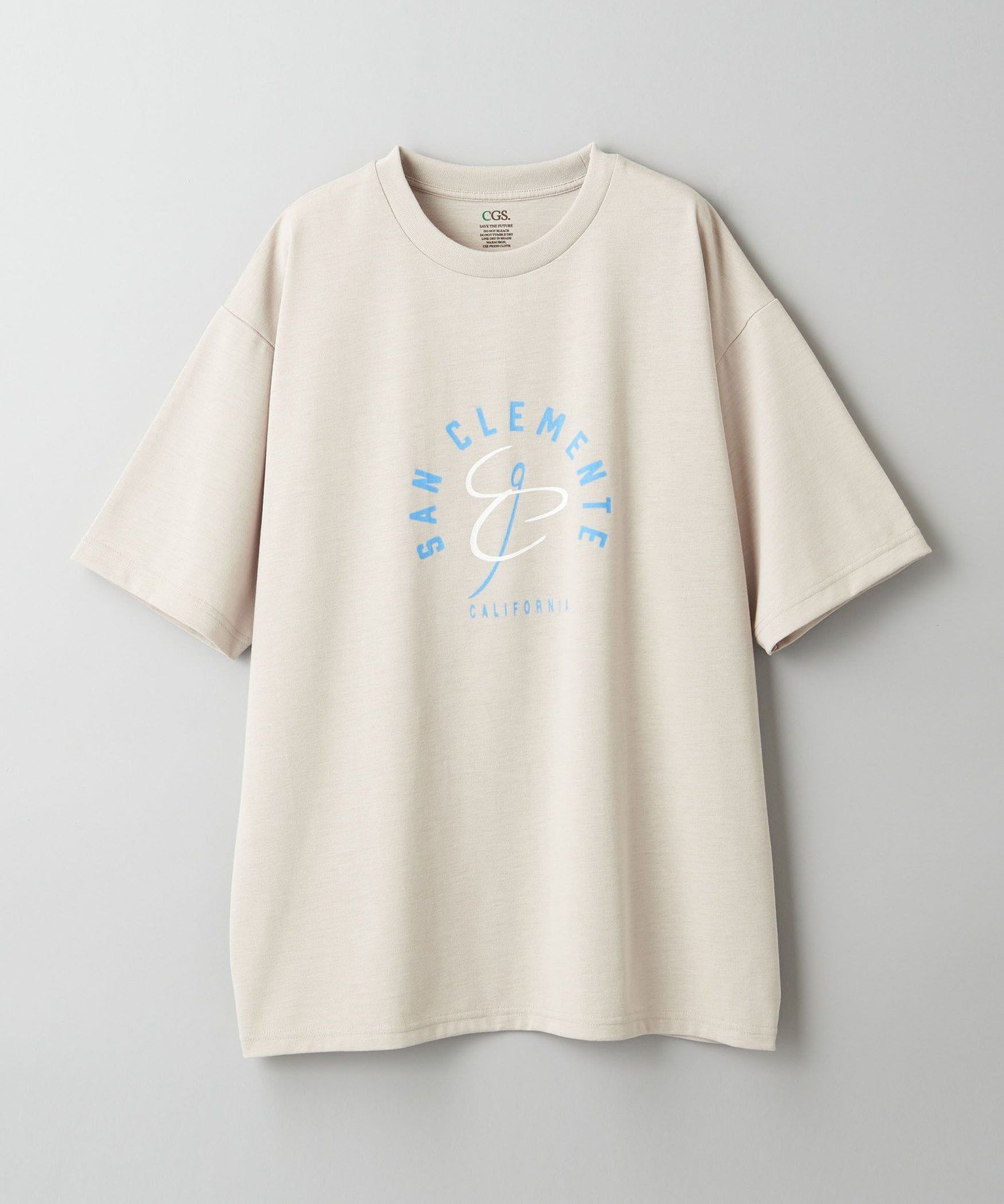 ユナイテッドアローズ 服（父向き） 【SALE／50%OFF】California General Store ＜CGS.＞ SANCLEMENTE LUCK T/Tシャツ ユナイテッドアローズ アウトレット トップス カットソー・Tシャツ ベージュ ホワイト【送料無料】