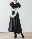 La-gemme マルチWayドッキングワンピース ラジュール ワンピース・ドレス ワンピース ホワイト ブラック グレー【送料無料】