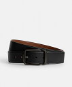 COACH 【公式】ハーネス バックル カット トゥ サイズ リバーシブル ベルト・38MM コーチ ファッション雑貨 ベルト ブラック【送料無料】