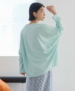 【SALE/25%OFF】AMERICAN HOLIC ポンチコクーンカットプルオーバー アメリカン ホリック トップス カットソー・Tシャツ ホワイト グレー グリーン