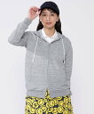 PEARLY GATES ハイスペックコンパクト裏毛フルジップフーディ パーリーゲイツ トップス スウェット・トレーナー グレー ネイビー ホワイト【送料無料】