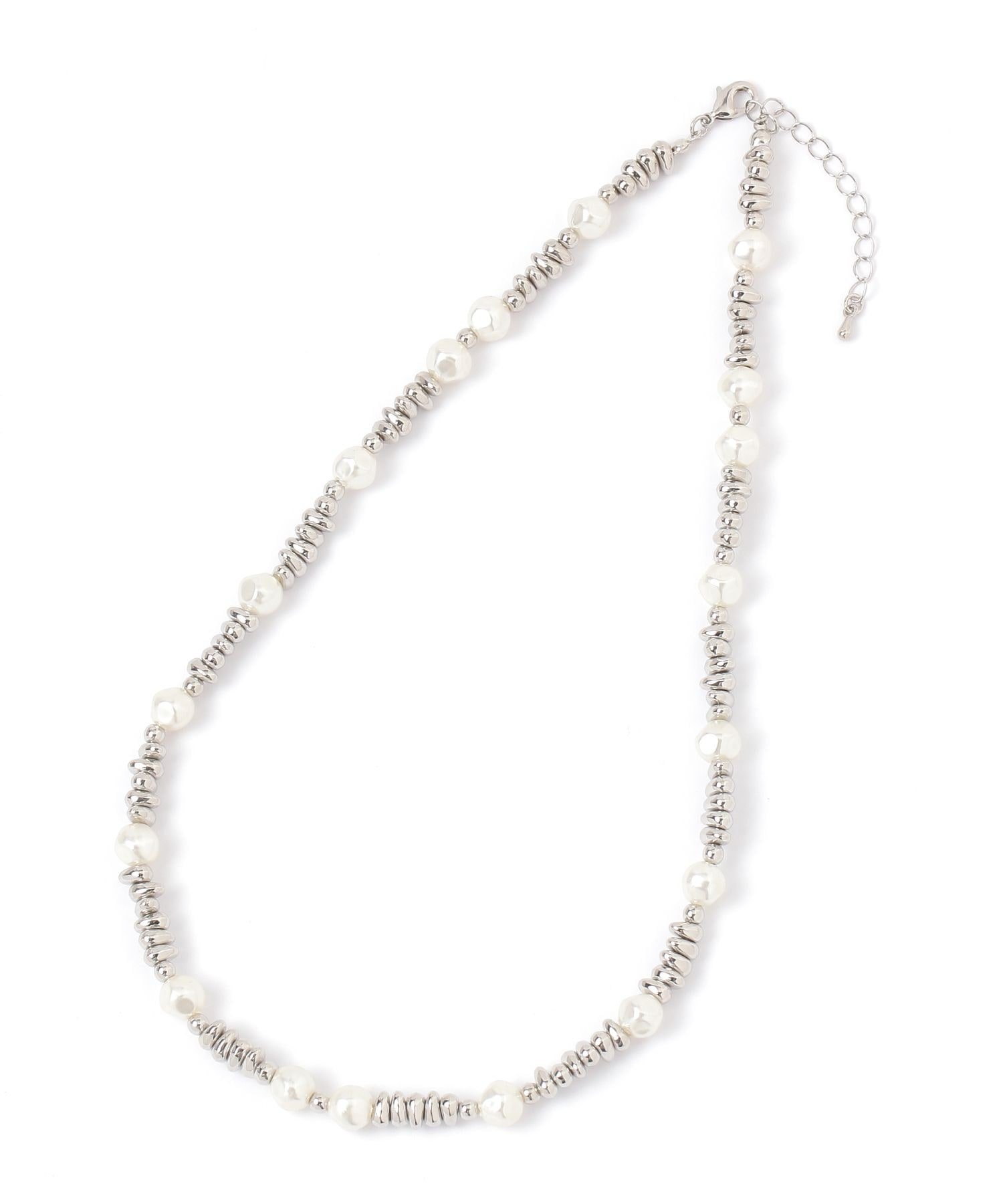 【SALE／20%OFF】GLOBAL WORK シルバーカラー変形ネックレス/493342 グローバルワーク アクセサリー・腕時計 ネックレス シルバー stylife-15107952 Rakuten Fashion サンプル画像3