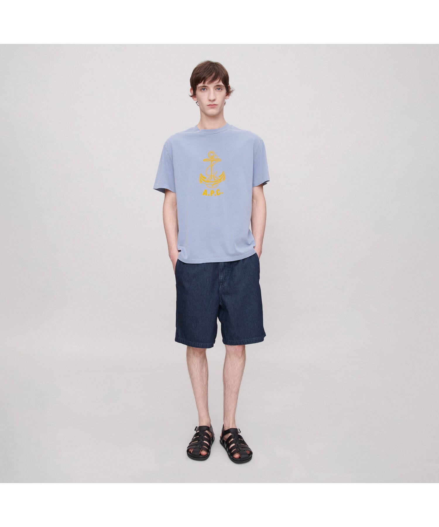 【SALE／50%OFF】A.P.C. Norris ショートパンツ アー・ぺー・セー パンツ その他のパンツ ブルー【送料無料】