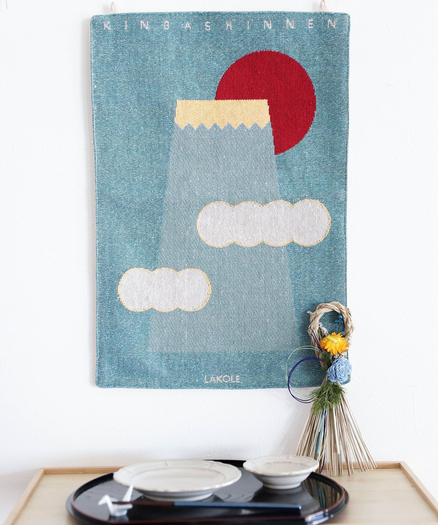 LAKOLE 賀正タペストリー[富士] ラコレ インテリア・生活雑貨 その他のインテリア・生活雑貨