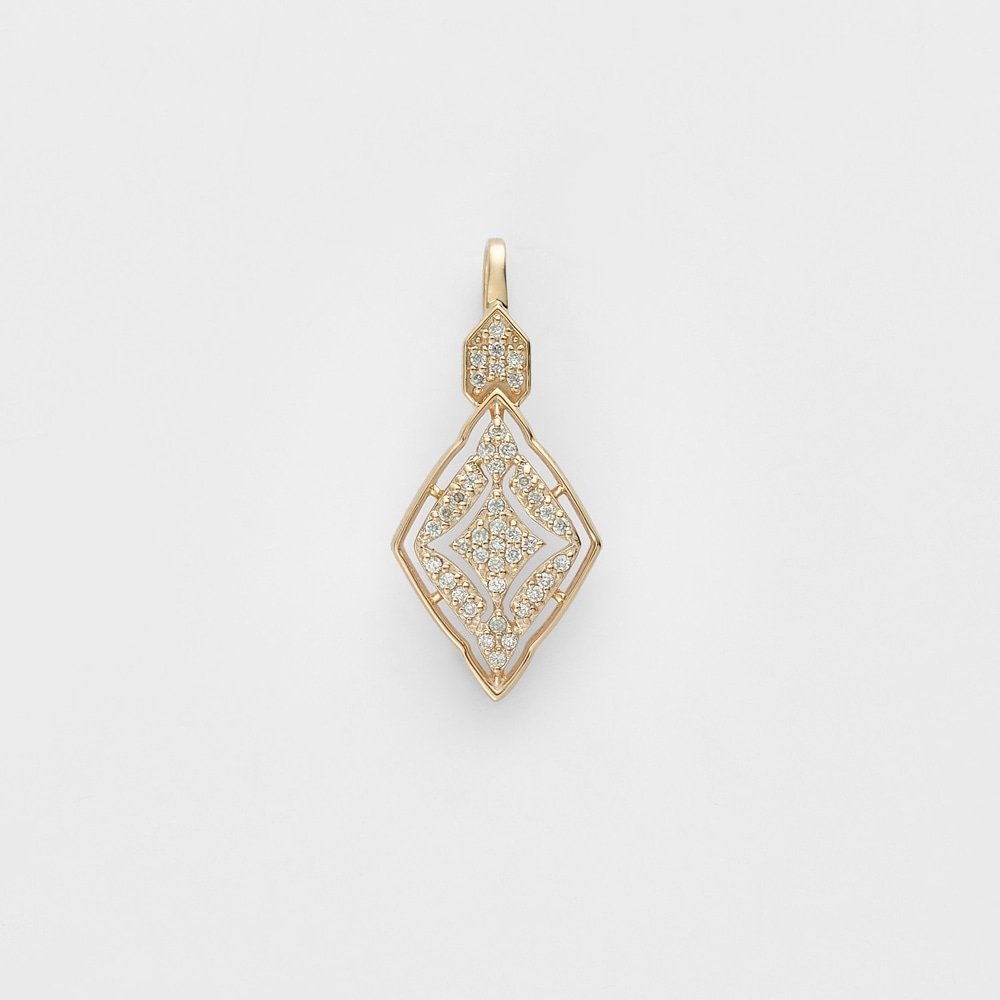 agete K10ダイヤモンドチャーム(0.08ct ) アガット アクセサリー・腕時計 その他のアクセサリー・腕時計 ホワイト【送料無料】