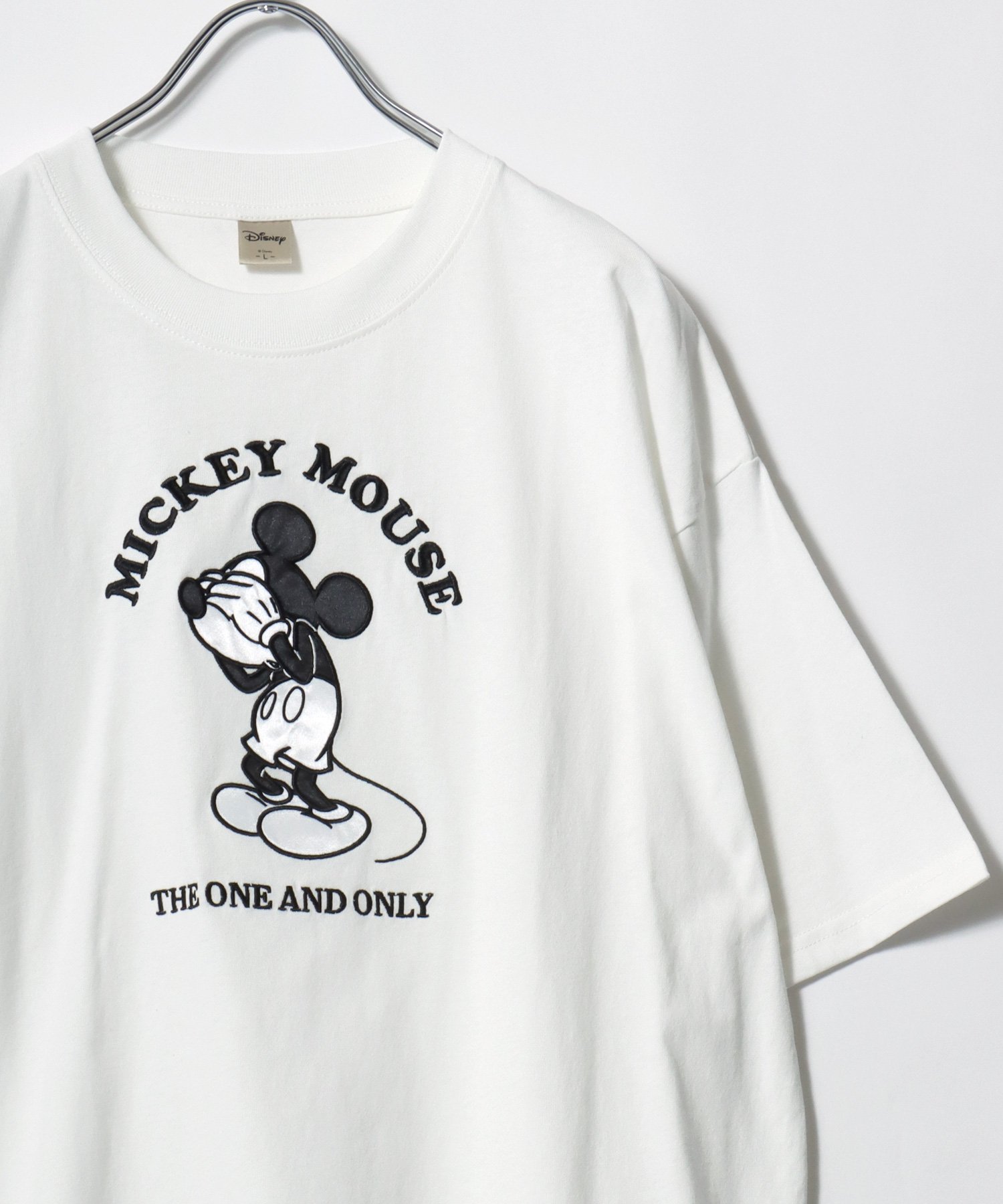 【SALE／35%OFF】Disney Disney ディズニー ミッキー ベイマックス トイ・ストーリー ズートピア 101匹わんちゃん リロアンドスティッチ Tシャツ メンズ キャラクター ワンポイント サガラ刺繍 半袖 ティーシャツ ユニセックス レディース マルカワ トップス カットソー・T