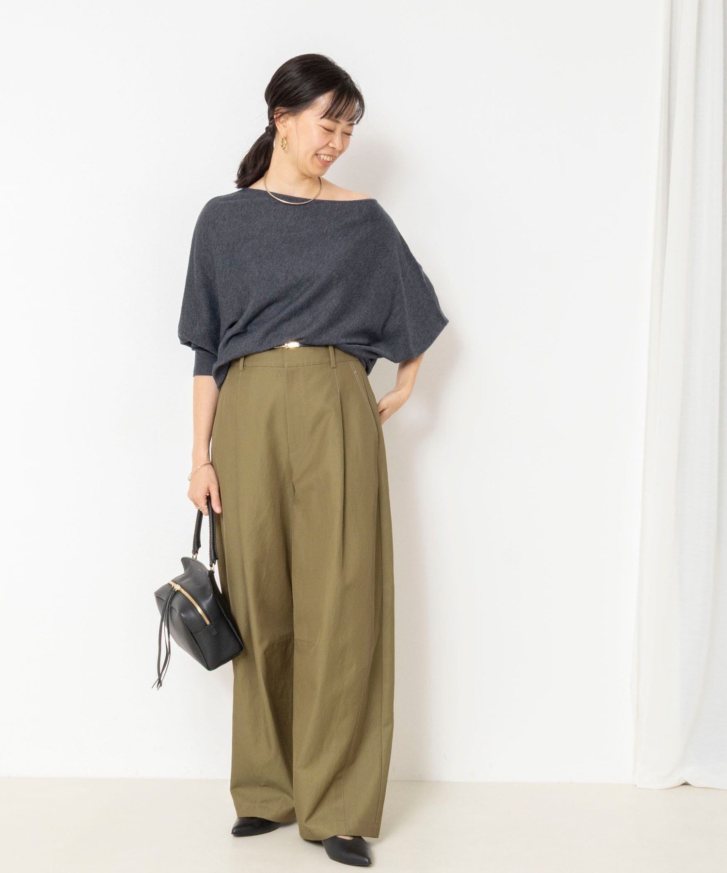 ウォッシャブルチノカーブパンツ ノーリーズ パンツ チノパンツ グリーン ベージュ
