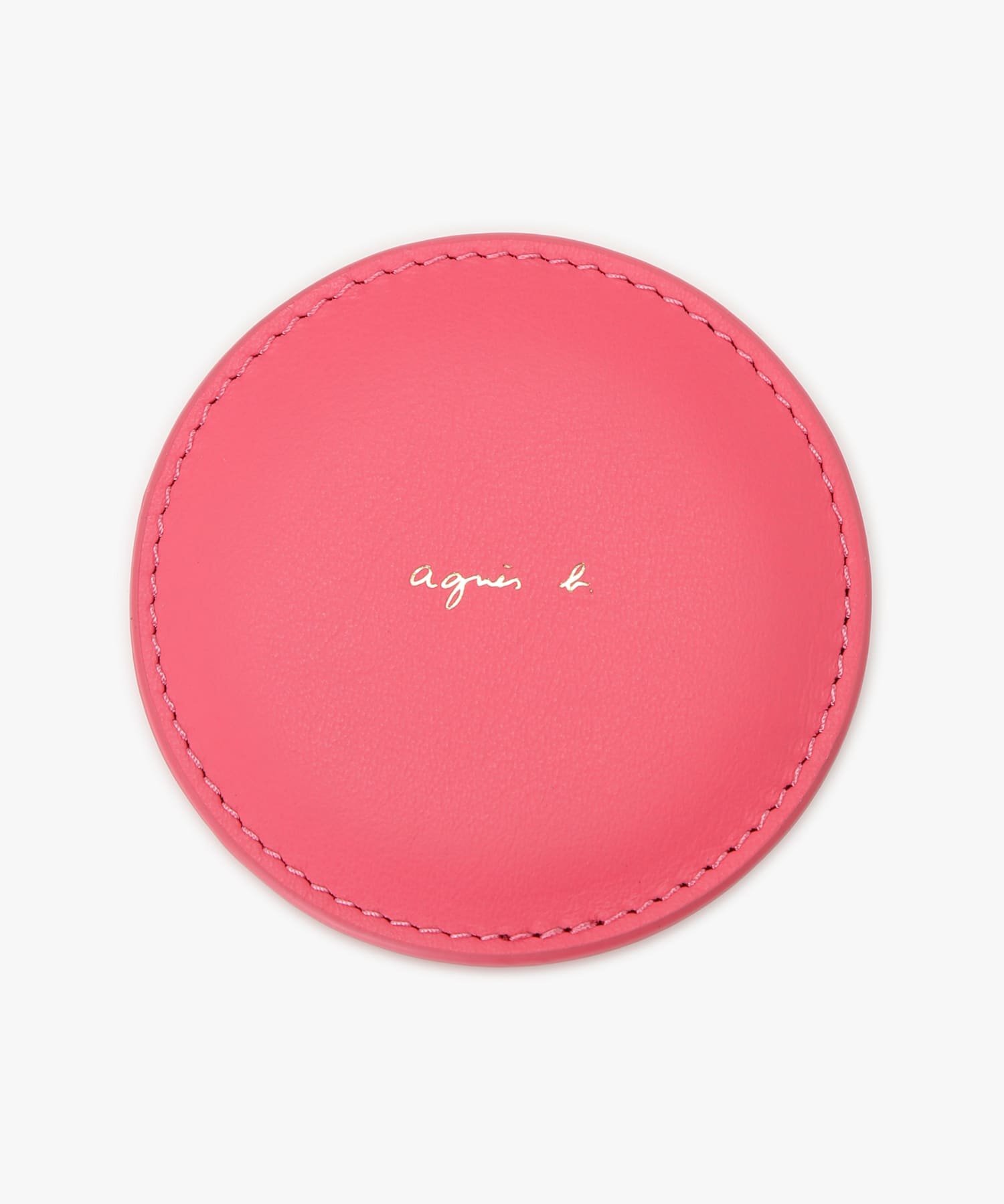 agnes b. VOYAGE WEB限定 ミラー XAA03-01 アニエスベー メイクアップ その他のメイクアップ ピンク【..