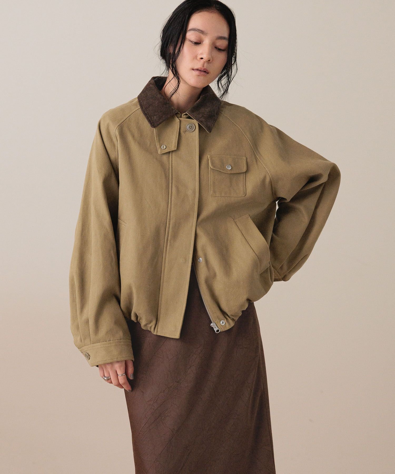 【SALE／60%OFF】LOWRYS FARM ハンティングジャケット ローリーズファーム ジャケット・アウター ナイ..