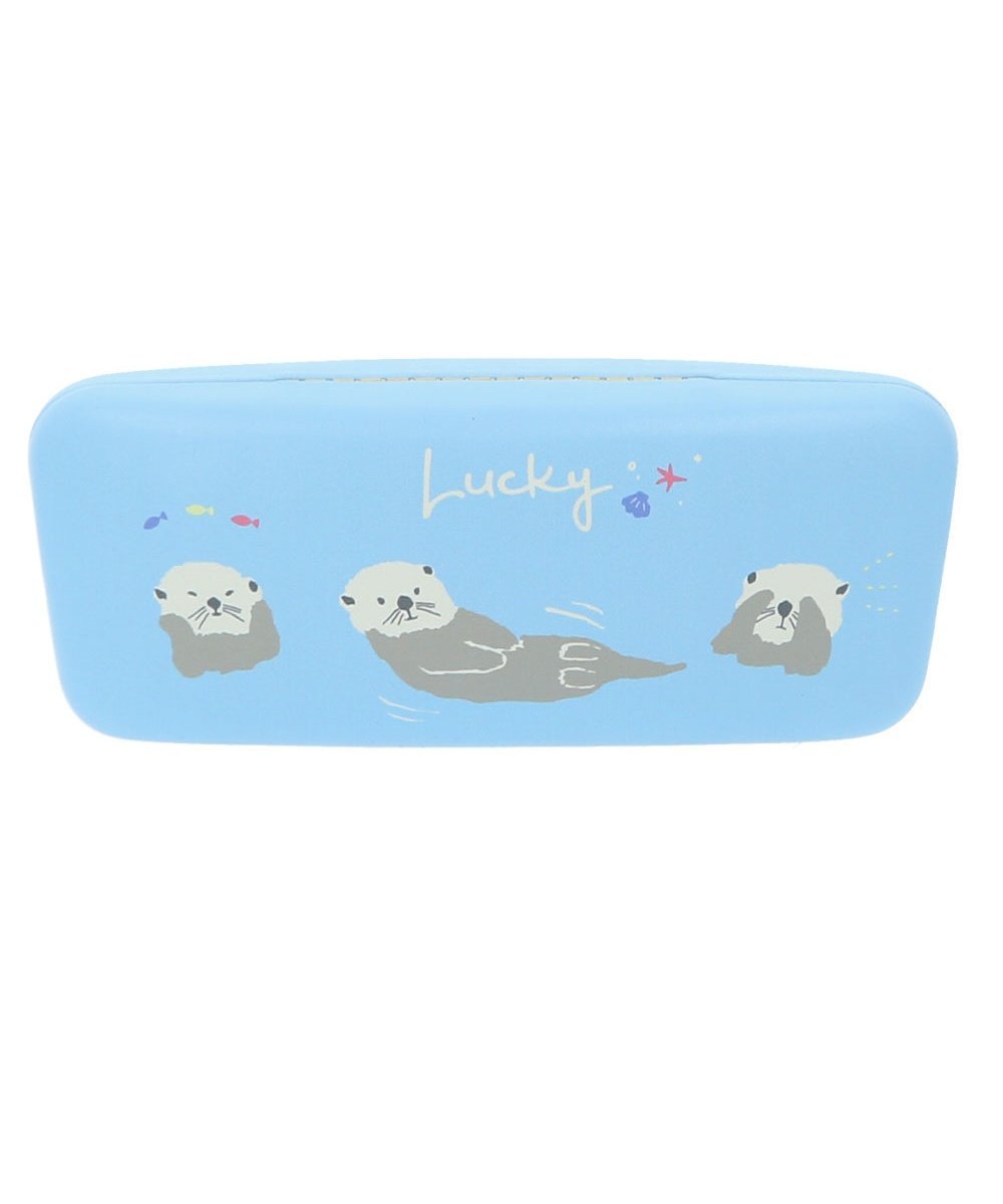 BACKYARD FAMILY メガネケース ローラ インテリア・生活雑貨 その他のインテリア・生活雑貨 イエロー ネイビー