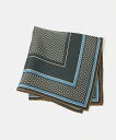UNITED ARROWS <HOLLIDAY&BROWN>サークル ポケットチーフ ユナイテッドアローズ ファッション雑貨 ハンカチ・ハンドタオル ワインレッ...