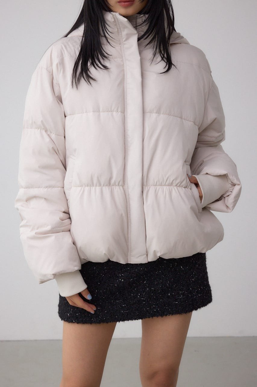 AZUL BY MOUSSY B-HEAT フード付き中綿ジ