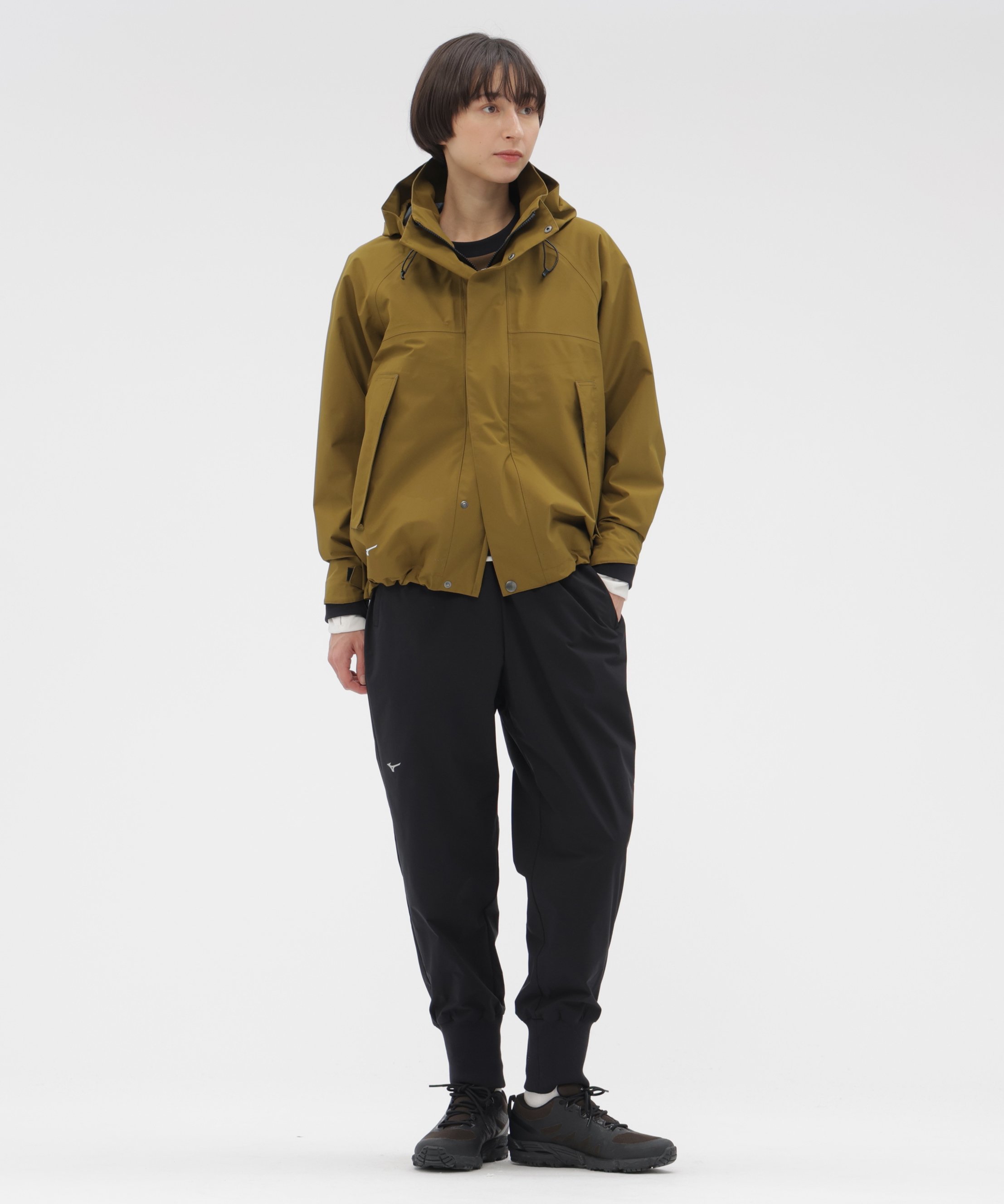 MARGARET HOWELL Gore-Tex RECYCLED POLYESTER POPLIN COAT マーガレット・ハウエル ジャケット・アウター その他のジャケット・アウター イエロー グレー