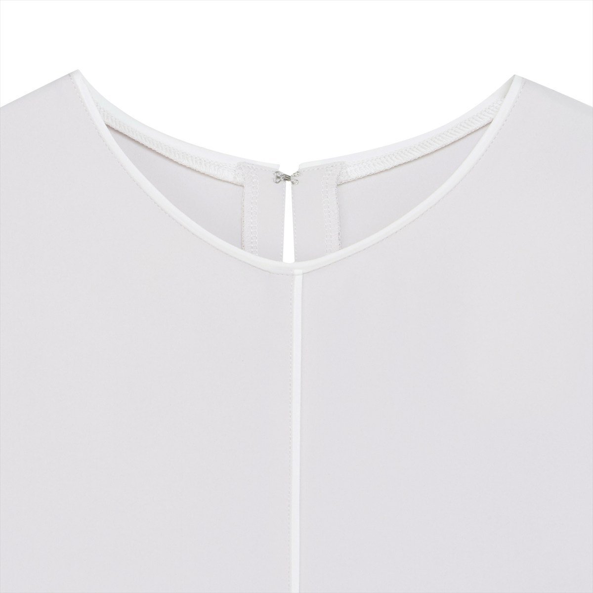 ストレッチジョーゼット 配色クルーネック ブラウス 七分袖 レディース BL02K100YL20R00-50 トーキョーシャツ トップス シャツ・ブラウス