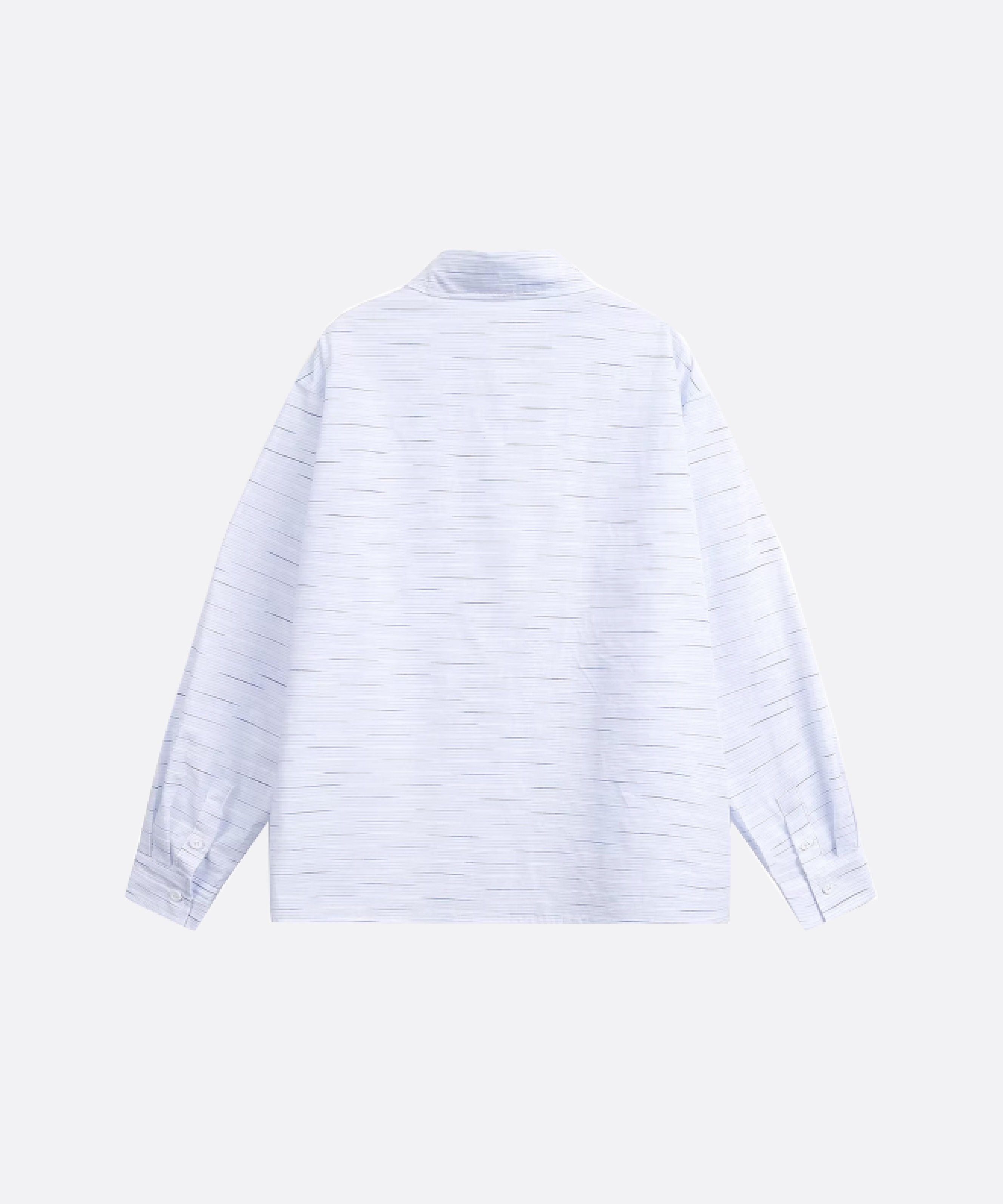U:UME Mix Blue Line Shirt ユーム トップス シャツ・ブラウス ブルー