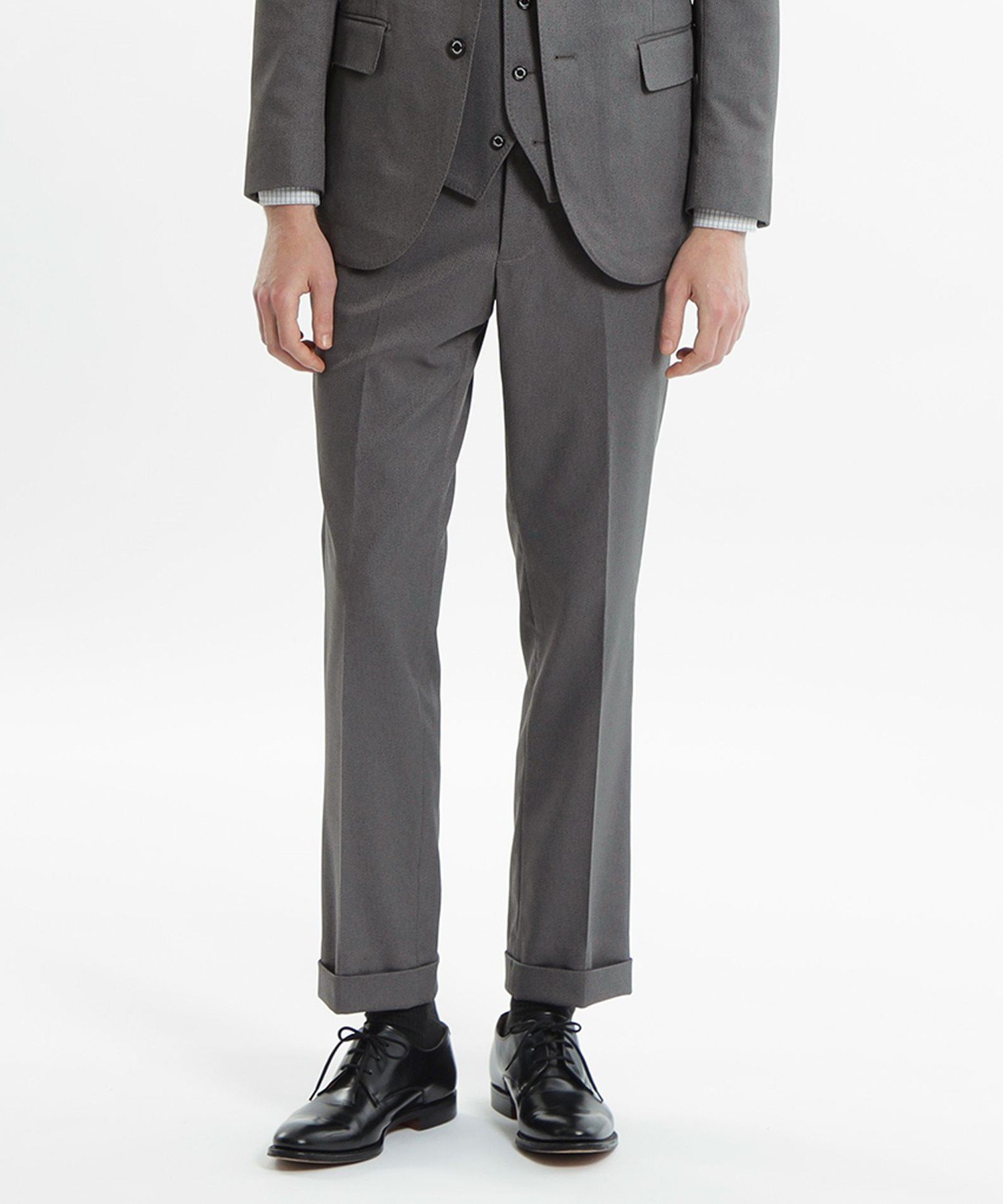【SALE／30%OFF】MACKINTOSH PHILOSOPHY 【24年秋冬モデル】トロッター トラウザーズ #000(ナンバーゼロ)バーズアイストレッチ リサイクル マッキントッシュ フィロソフィー パンツ スラックス・ドレスパンツ グレー ブラック ネイビー【送料無料】