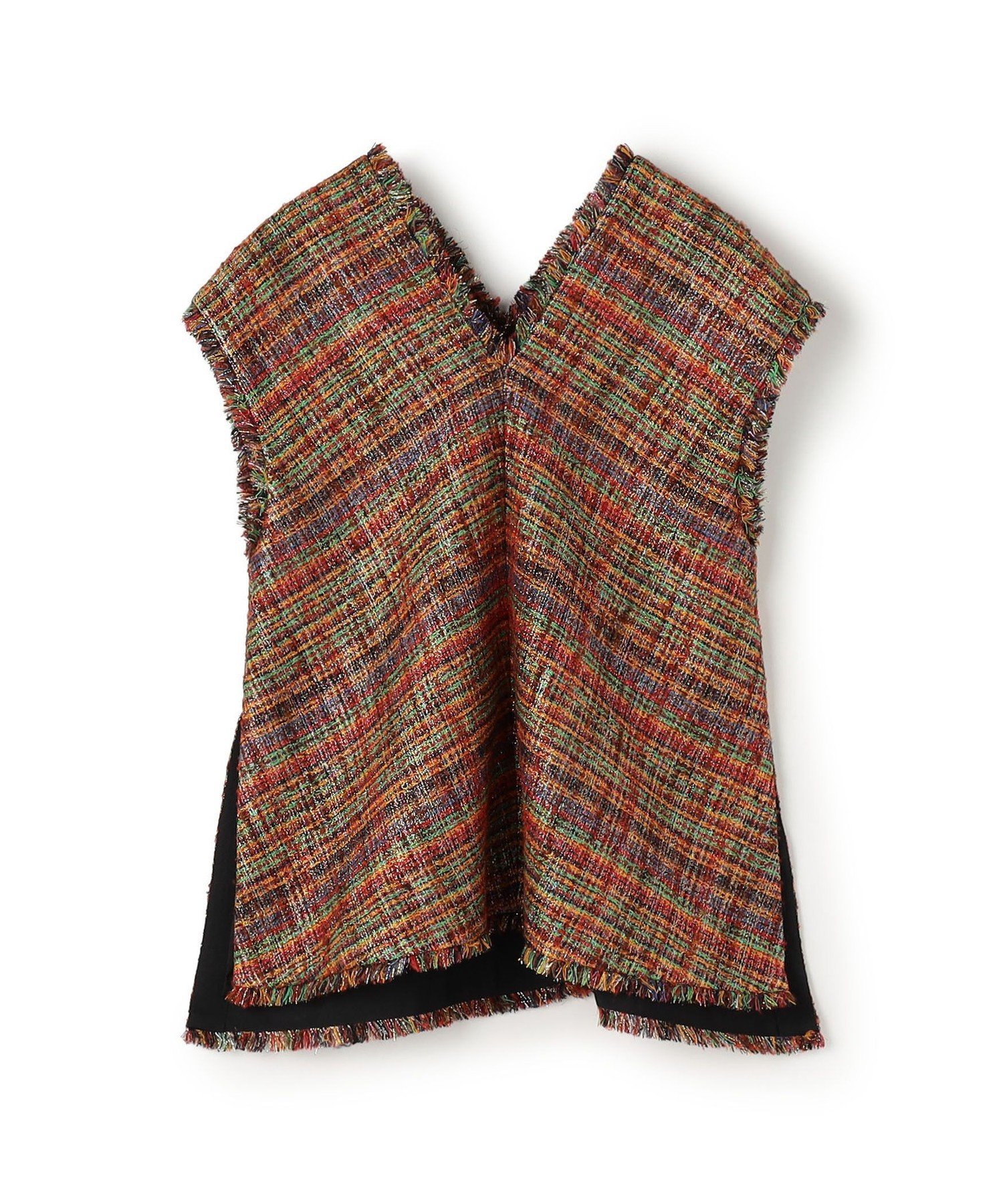 【SALE／50%OFF】MACPHEE マルチスパーク Vネックベスト トゥモローランド トップス シャツ・ブラウス レッド【送料無料】のサムネイル