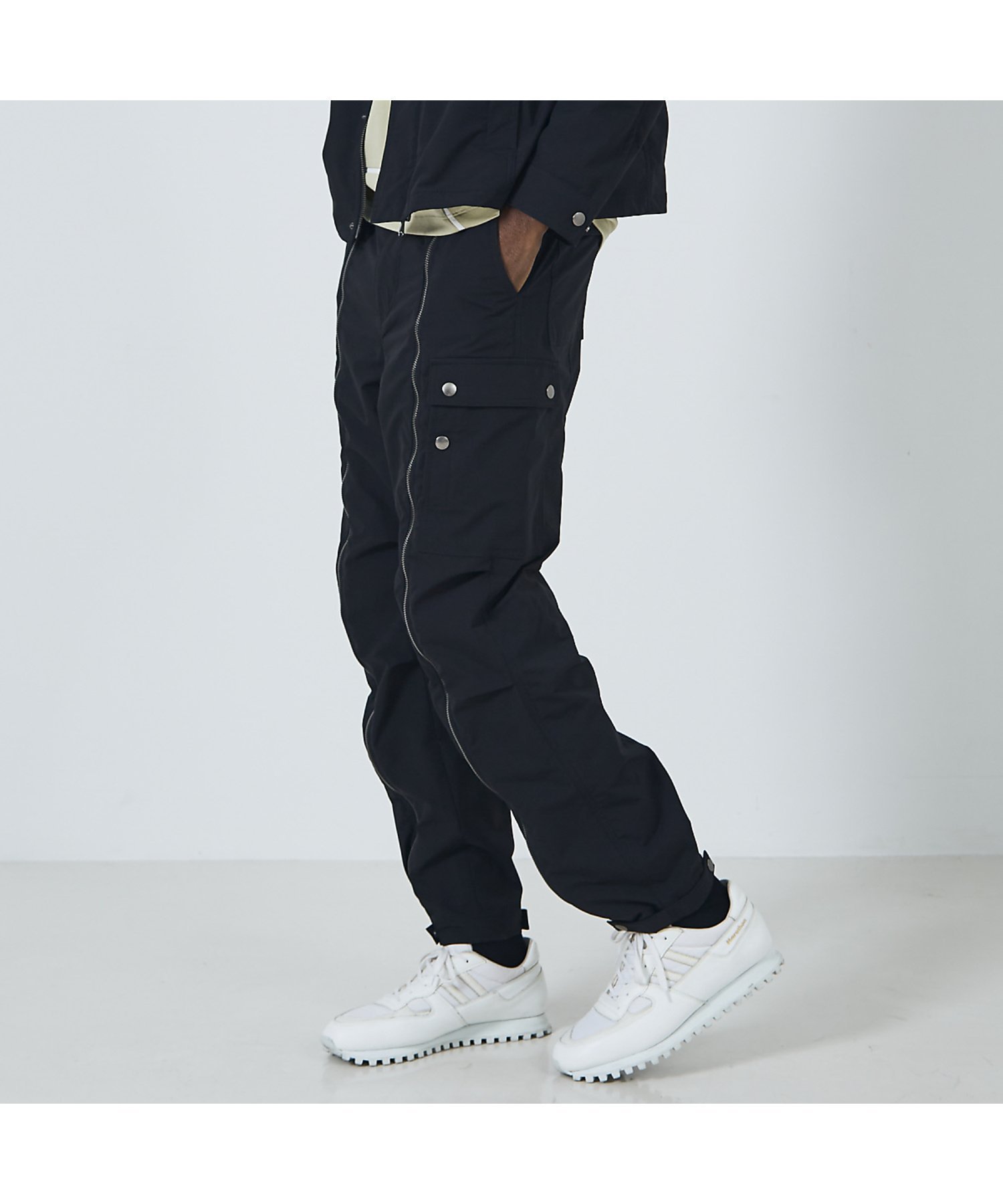 5351POUR LES HOMMES 【セットアップ対応】3WAY パラシュート パンツ ゴーサンゴーイチプールオム パンツ その他のパンツ ブラック グレー...