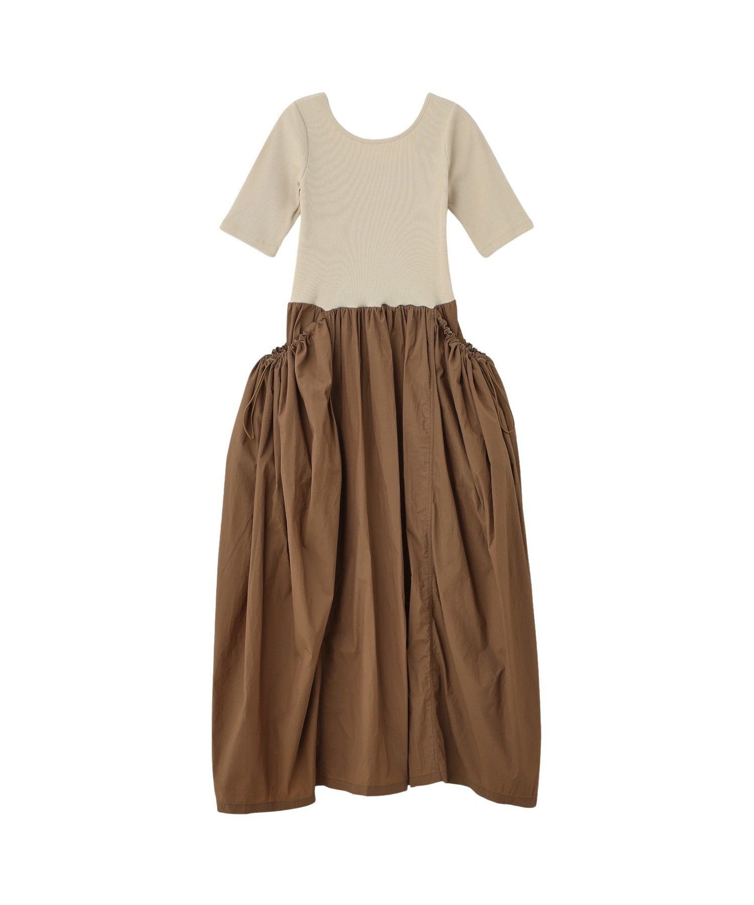 ROSE BUD DOCKING DRESS ローズバッド ワンピース・ドレス その他のワンピース・ドレス ベージュ ブラック