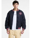 GUESS JEANS GUESS JEANS/(M)Varsity With Patch ゲス ジャケット・アウター スタジャン・スカジャン ホワイト ネイビー【送料無料】