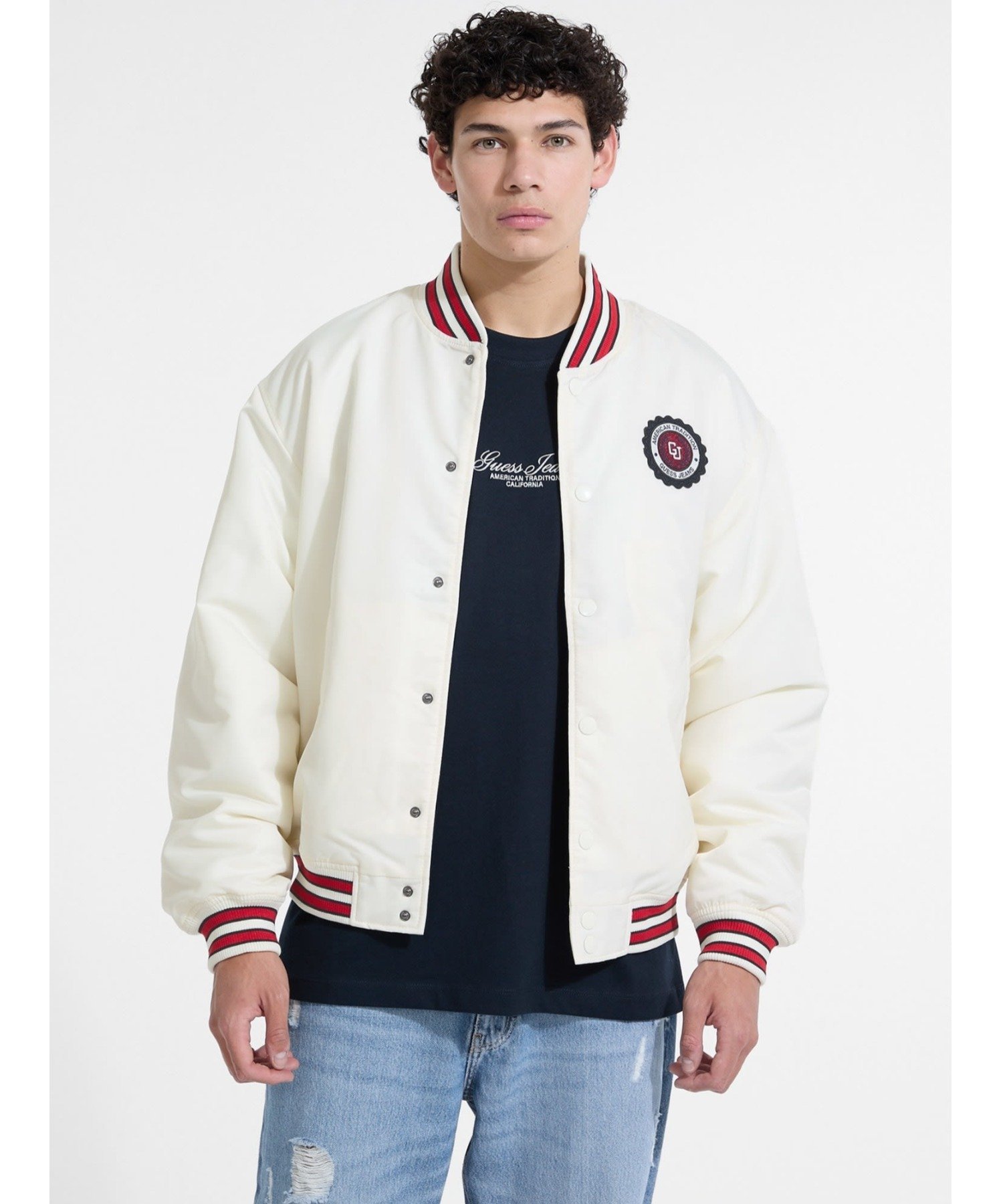 楽天市場】GUESS ゲス（カラーホワイト）（コート・ジャケット｜メンズ 