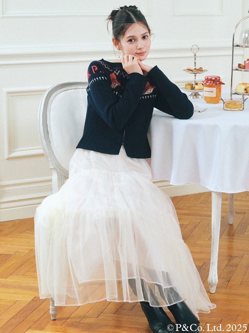 CELFORD チュールティアードスカート セルフォード スカート その他のスカート ブラック【送料無料】のサムネイル