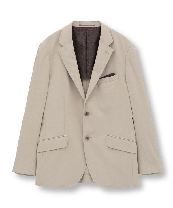 MEN'S BIGI フェイクレザー テーラードジャケット メンズ ビギ ジャケット・アウター テーラードジャケット・ブレザー ベージュ ブラック ブラウン【送料無料】