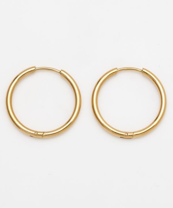 チャイハネ 【チャイハネ】ミディーゴールドフープピアス アミナコレクション アクセサリー・腕時計 ピアス ゴールド