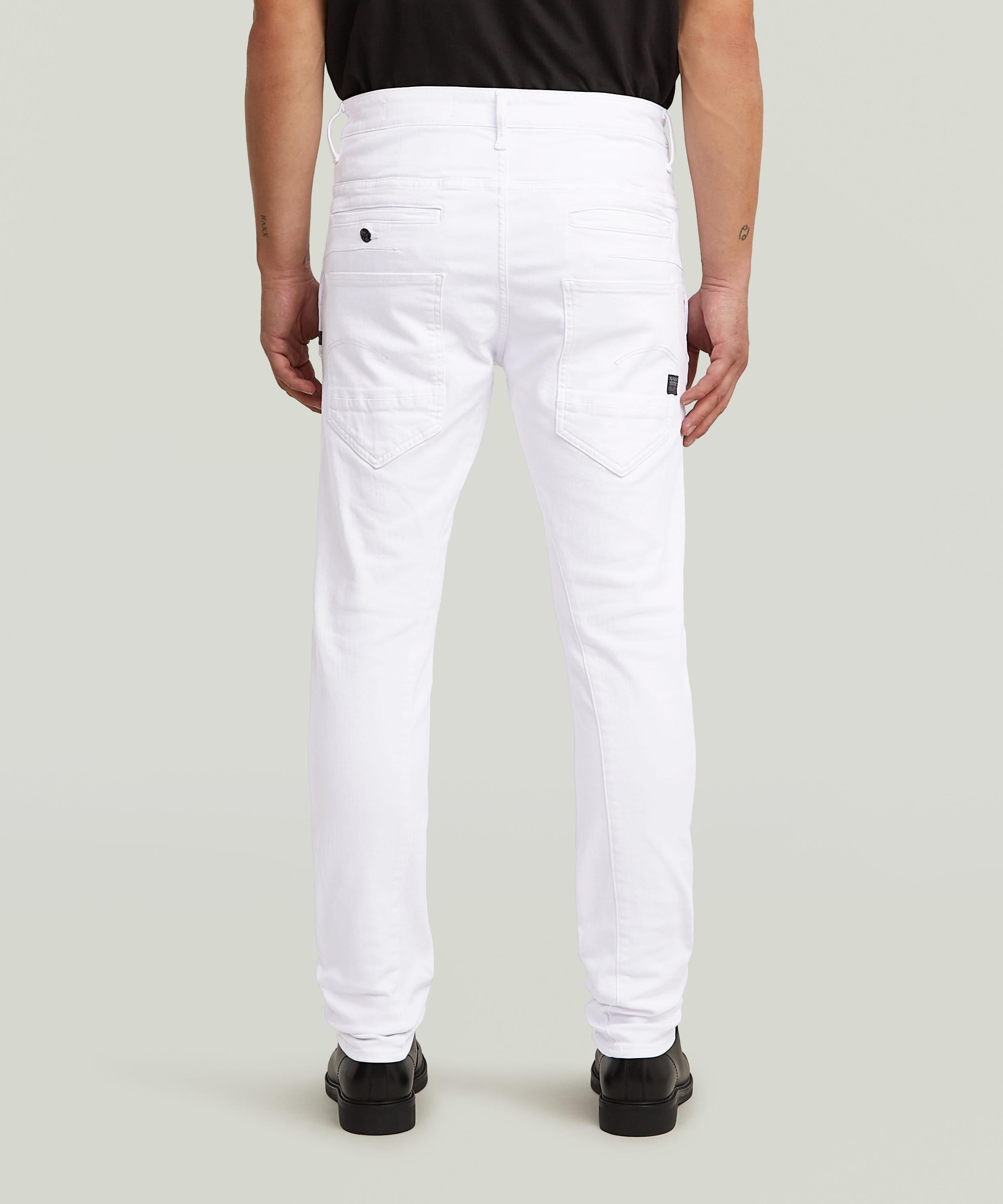 【公式ショップ】D-STAQ 3D SLIM JEANS/立体裁断スリムテーパードジーンズ ジースターロゥ パンツ その他のパンツ ホワイト