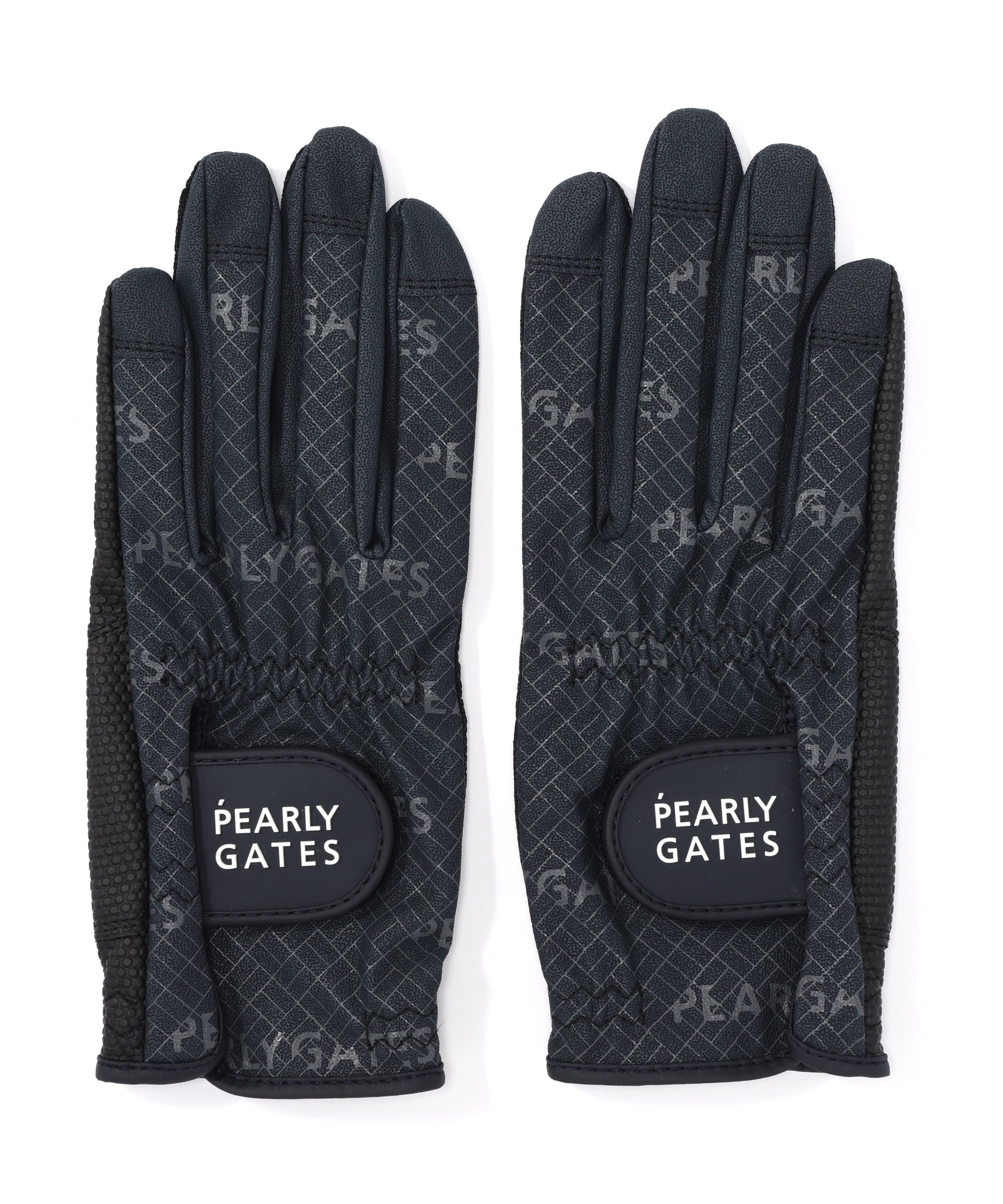 PEARLY GATES IT合皮グローブ (両手用) (LADIES) パーリーゲイツ ファッション雑貨 手袋 ネイビー ホワイト【送料無料】