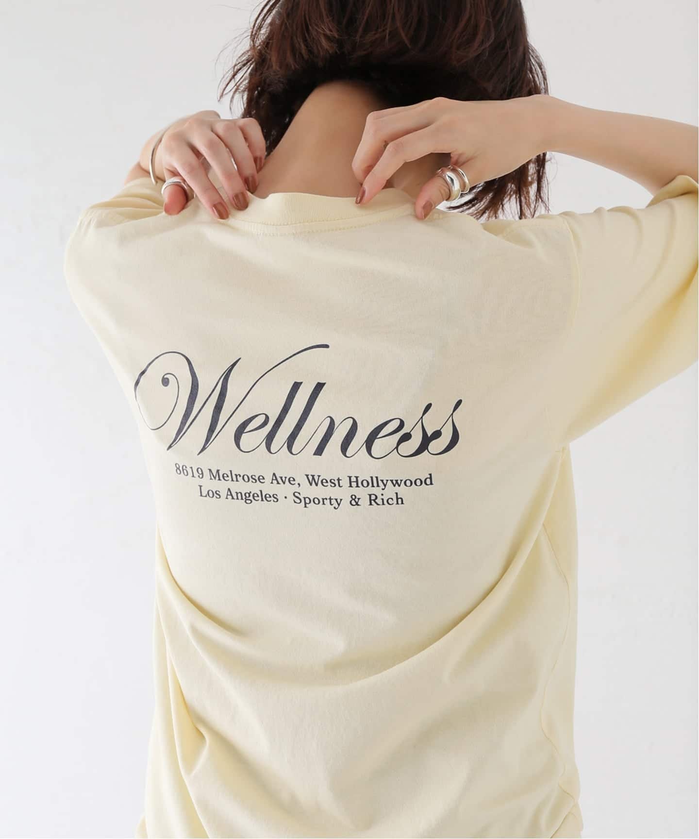 JOURNAL STANDARD L'ESSAGE SPORTY&RICH/スポーティアンドリッチ Avenue Tシャツ ジャーナルスタンダード レサージュ トップス カットソー・Tシャツ ベージュ