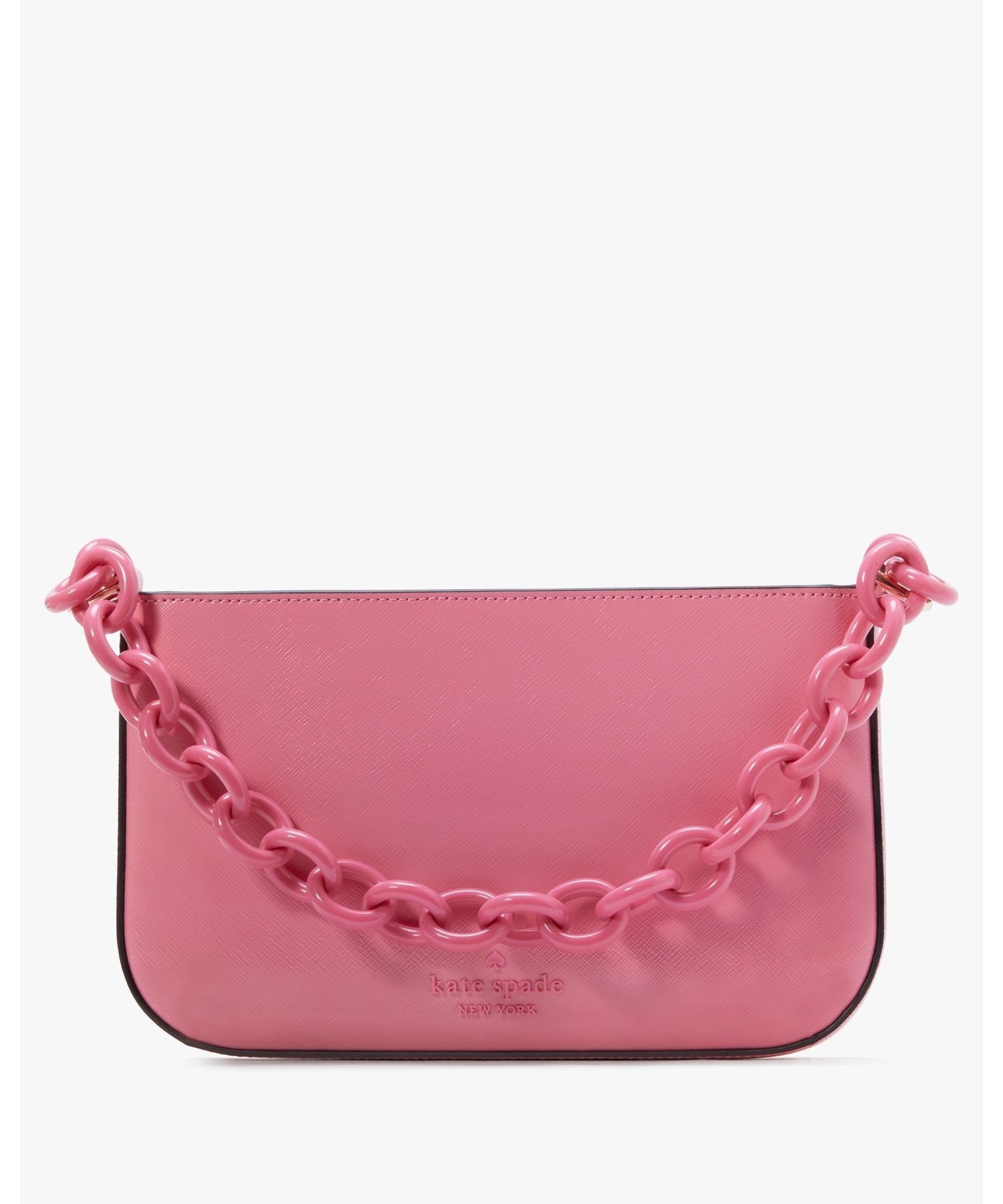 【SALE／75%OFF】kate spade new york マディソン レジン チェーン ポシェット ケイトスペードニューヨーク バッグ ハンドバッグ ピンク【送料無料】