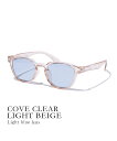 jugaad14 Jugaad14/【COVE】 CLEAR light beige/light greyフレーム サングラス セットアップセブン ファッション...